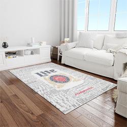 miller lite american style beer retangle carpet area rug home decor gift best present for friends light room ml43