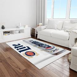 miller lite american style beer retangle carpet area rug home decor gift best present for friends light room ml9