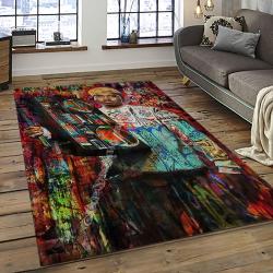 Nasir Rapper Hiphop Music Retangle Carpet Area Rug Home Decor Best Gift For Fan And Friends NA6