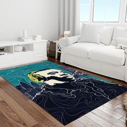 nasir rapper hiphop music retangle carpet area rug home decor best gift for fan and friends light room na2