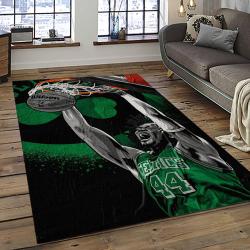 NBA Boston Celtics Rectangle Rug Personalized Non-Slip Carpet Gift For Basketball Fans BC58