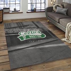 NBA Boston Celtics Rectangle Rug Personalized Non-Slip Carpet Gift For Basketball Fans BC59