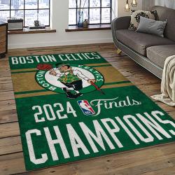 NBA Boston Celtics Rectangle Rug Personalized Non-Slip Carpet Gift For Basketball Fans BC63