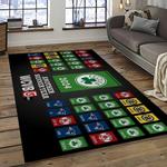 nba boston celtics basketball team logo sport carpet area rug home decor best gift for friends dark room bc68
