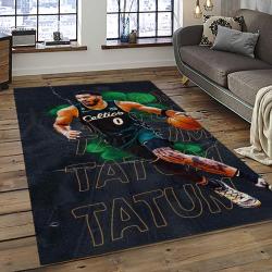 NBA Boston Celtics Rectangle Rug Personalized Non-Slip Carpet Gift For Basketball Fans BC72