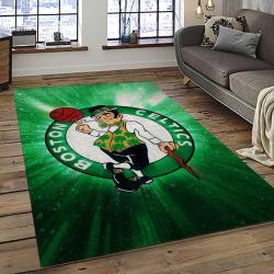 NBA Boston Celtics Rectangle Rug Personalized Non-Slip Carpet Gift For Basketball Fans BC80