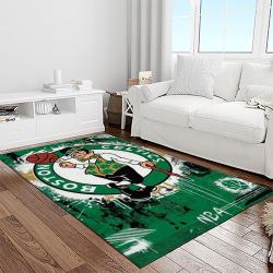 nba boston celtics basketball team logo sport carpet area rug home decor best gift for friends light room bc64