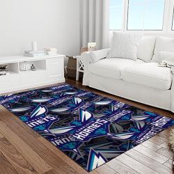 nba charlotte hornets basketball team logo sport carpet area rug home decor best gift for friends light room ch55