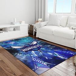 nba charlotte hornets basketball team logo sport carpet area rug home decor best gift for friends light room ch65