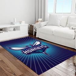 nba charlotte hornets basketball team logo sport carpet area rug home decor best gift for friends light room ch73