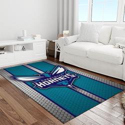 nba charlotte hornets basketball team logo sport carpet area rug home decor best gift for friends light room ch77
