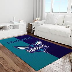 nba charlotte hornets basketball team logo sport carpet area rug home decor best gift for friends light room ch78