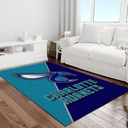 nba charlotte hornets basketball team logo sport carpet area rug home decor best gift for friends light room ch79