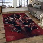 nba chicago bulls basketball team logo sport carpet area rug home decor best gift for friends dark room cb54