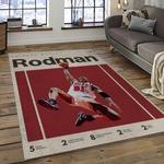 nba chicago bulls basketball team logo sport carpet area rug home decor best gift for friends dark room cb59