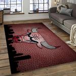 nba chicago bulls basketball team logo sport carpet area rug home decor best gift for friends dark room cb62
