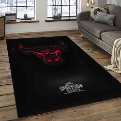 NBA Chicago Bulls Rectangle Rug Personalized Non-Slip Carpet Gift For Basketball Fans CB64
