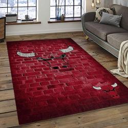 NBA Chicago Bulls Rectangle Rug Personalized Non-Slip Carpet Gift For Basketball Fans CB66