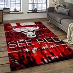nba chicago bulls basketball team logo sport carpet area rug home decor best gift for friends dark room cb68
