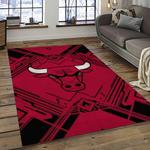 nba chicago bulls basketball team logo sport carpet area rug home decor best gift for friends dark room cb70