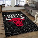 nba chicago bulls basketball team logo sport carpet area rug home decor best gift for friends dark room cb72