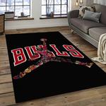 nba chicago bulls basketball team logo sport carpet area rug home decor best gift for friends dark room cb77