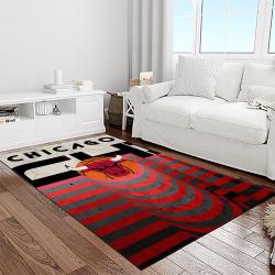 nba chicago bulls basketball team logo sport carpet area rug home decor best gift for friends light room cb55