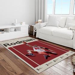 nba chicago bulls basketball team logo sport carpet area rug home decor best gift for friends light room cb59