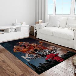 nba chicago bulls basketball team logo sport carpet area rug home decor best gift for friends light room cb63