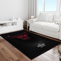 nba chicago bulls basketball team logo sport carpet area rug home decor best gift for friends light room cb64