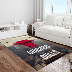 nba chicago bulls basketball team logo sport carpet area rug home decor best gift for friends light room cb71