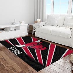 nba chicago bulls basketball team logo sport carpet area rug home decor best gift for friends light room cb74