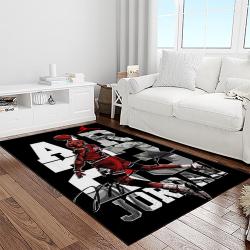 nba chicago bulls basketball team logo sport carpet area rug home decor best gift for friends light room cb82