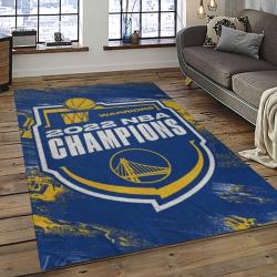 NBA Golden State Warriors Rectangle Rug Personalized Non-Slip Carpet Gift For Basketball Fans GSW61