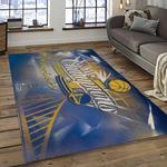 nba golden state warriors basketball team logo sport carpet area rug home decor best gift for friends dark room gsw62