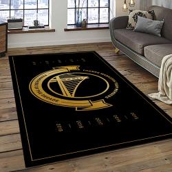 NBA Golden State Warriors Rectangle Rug Personalized Non-Slip Carpet Gift For Basketball Fans GSW65