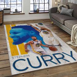 NBA Golden State Warriors Rectangle Rug Personalized Non-Slip Carpet Gift For Basketball Fans GSW73