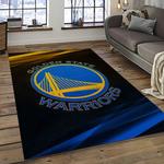 nba golden state warriors basketball team logo sport carpet area rug home decor best gift for friends dark room gsw92