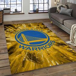 NBA Golden State Warriors Rectangle Rug Personalized Non-Slip Carpet Gift For Basketball Fans GSW98