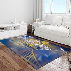 nba golden state warriors basketball team logo sport carpet area rug home decor best gift for friends light room gsw62