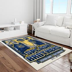 nba golden state warriors basketball team logo sport carpet area rug home decor best gift for friends light room gsw70