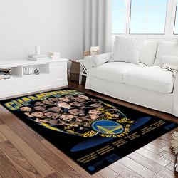 nba golden state warriors basketball team logo sport carpet area rug home decor best gift for friends light room gsw71