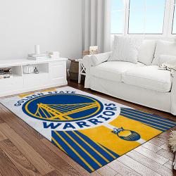 nba golden state warriors basketball team logo sport carpet area rug home decor best gift for friends light room gsw74