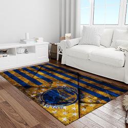 nba golden state warriors basketball team logo sport carpet area rug home decor best gift for friends light room gsw81