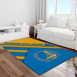 nba golden state warriors basketball team logo sport carpet area rug home decor best gift for friends light room gsw82