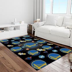 nba golden state warriors basketball team logo sport carpet area rug home decor best gift for friends light room gsw84