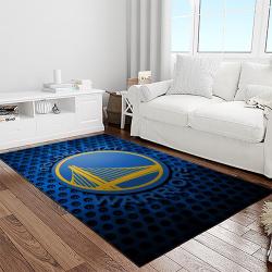 nba golden state warriors basketball team logo sport carpet area rug home decor best gift for friends light room gsw85