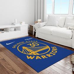 nba golden state warriors basketball team logo sport carpet area rug home decor best gift for friends light room gsw91