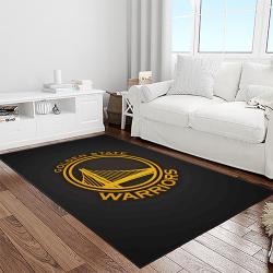 nba golden state warriors basketball team logo sport carpet area rug home decor best gift for friends light room gsw96