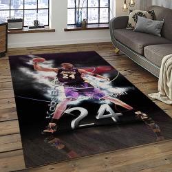 NBA Los Angeles Lakers Rectangle Rug Personalized Non-Slip Carpet Gift For Basketball Fans LASL18